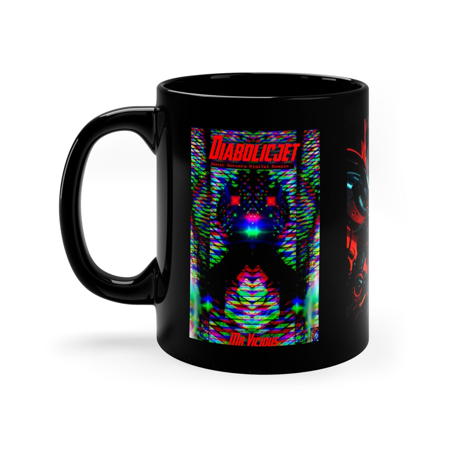 Diabolicjet Custom Black Coffee Mug