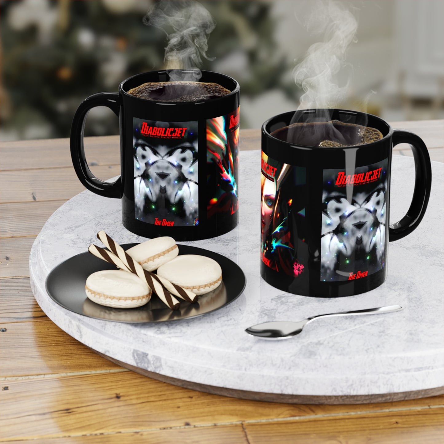 Diabolicjet Custom Black Coffee Mug