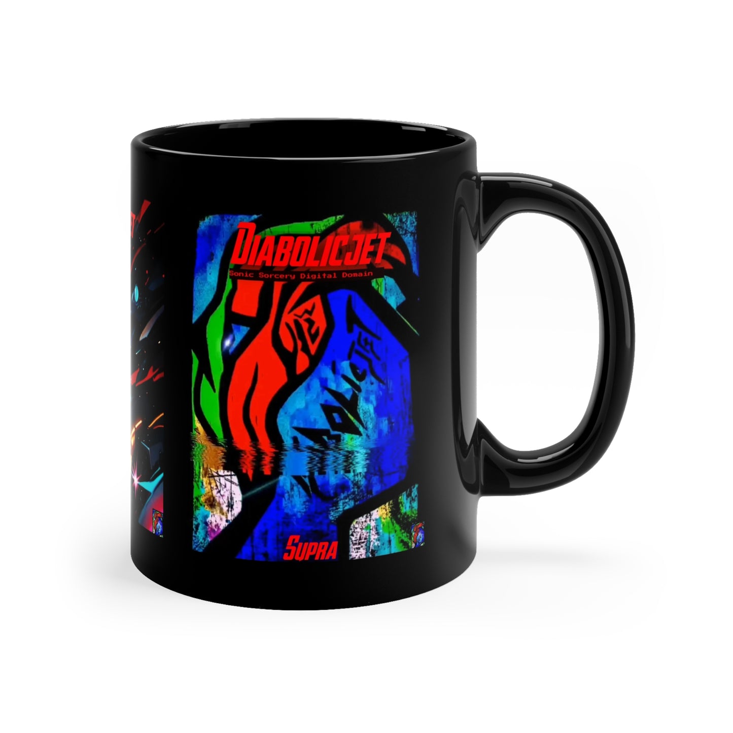 Diabolicjet Custom Black Coffee Mug