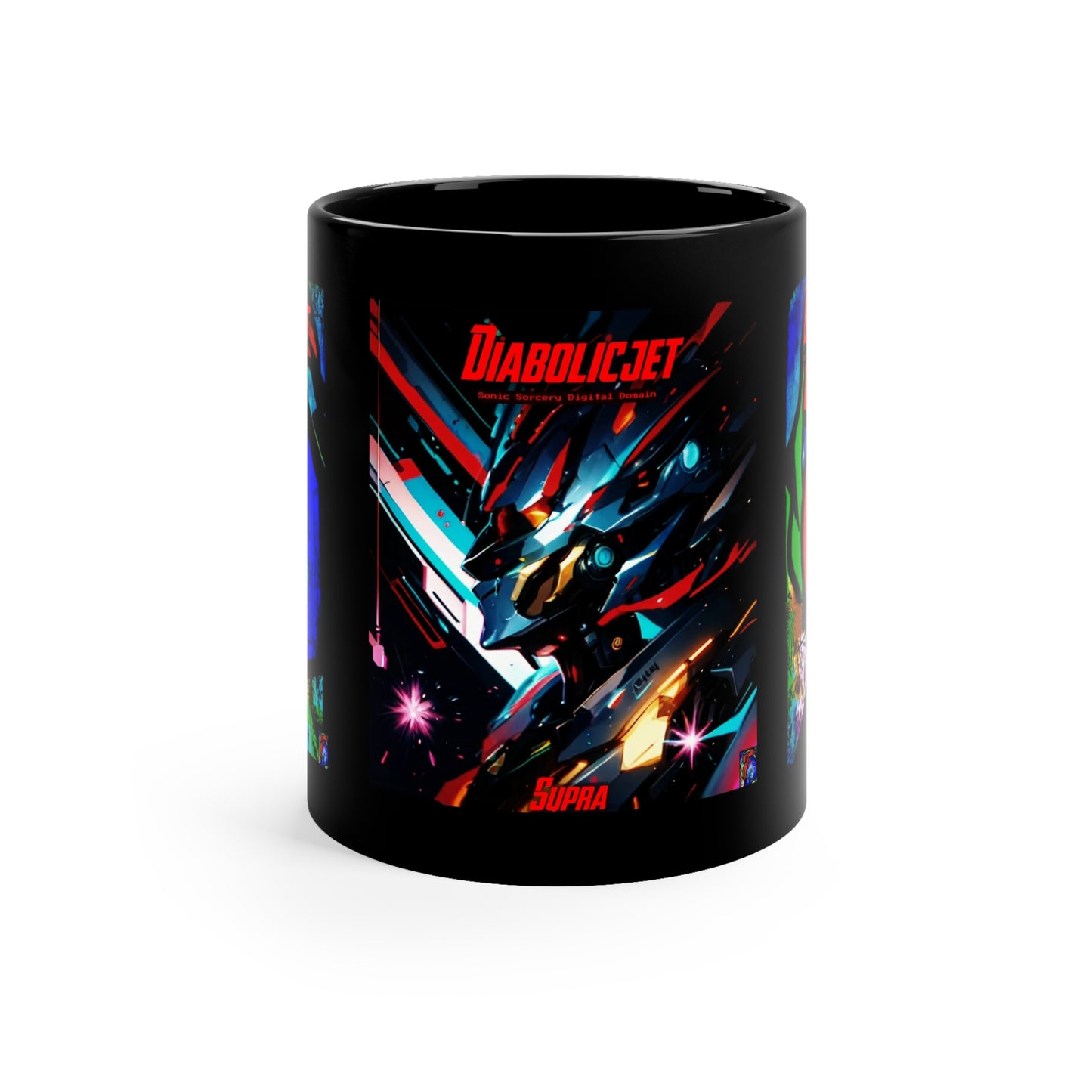 Diabolicjet Custom Black Coffee Mug